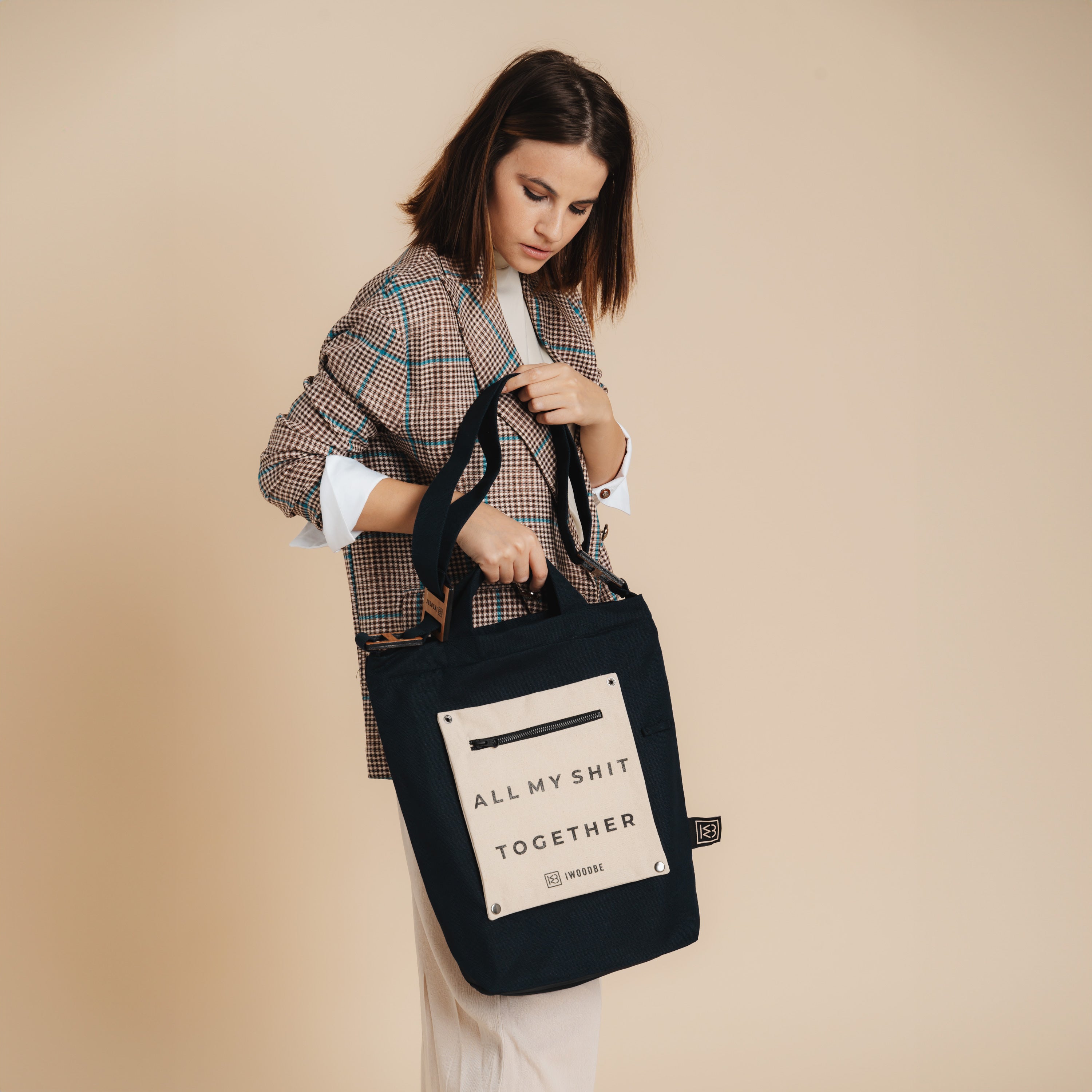 GEANTA BUMBAC 100, Reglabila, Buzunar detasabil – ALL MY SHIT