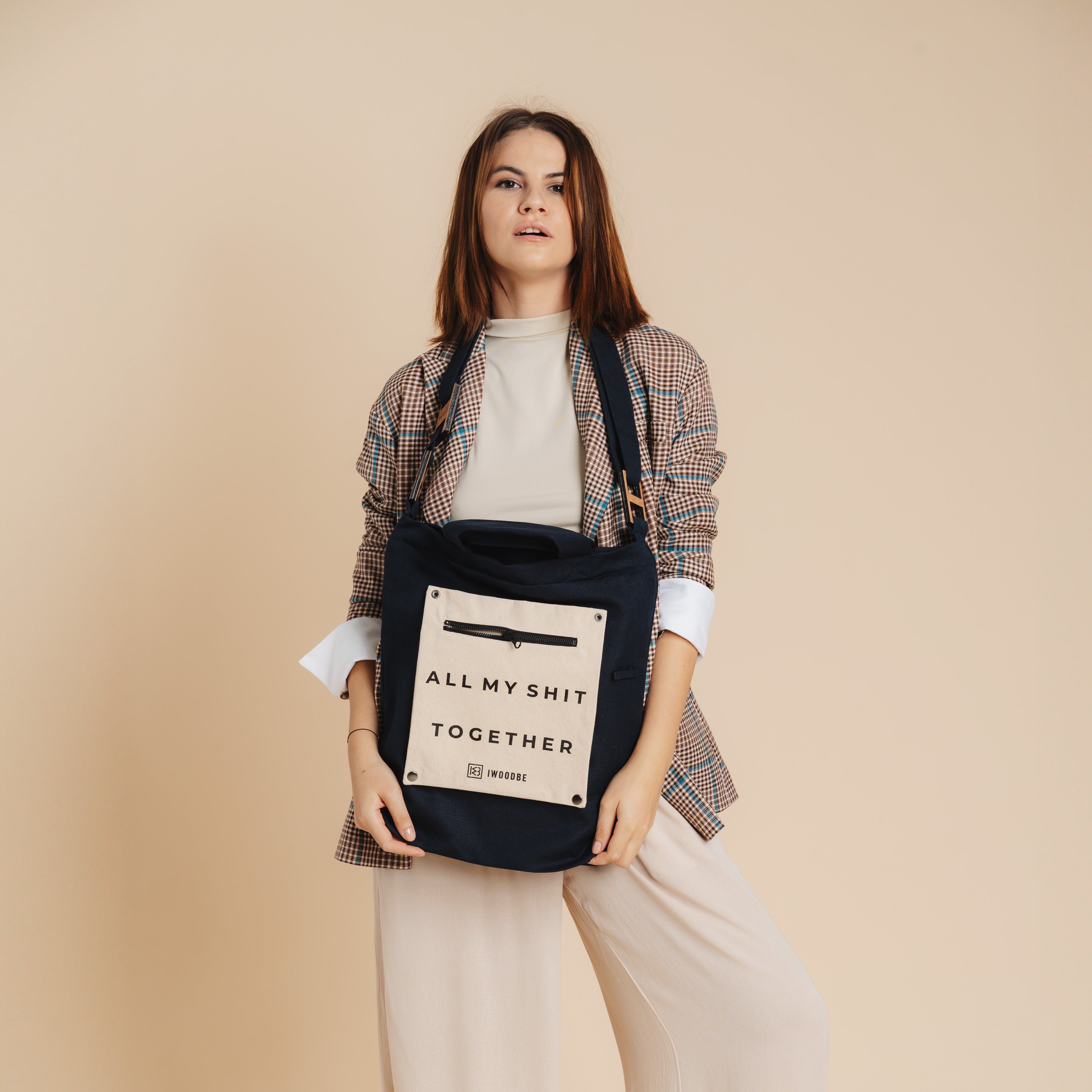 GEANTA BUMBAC 100, Reglabila, Buzunar detasabil – ALL MY SHIT