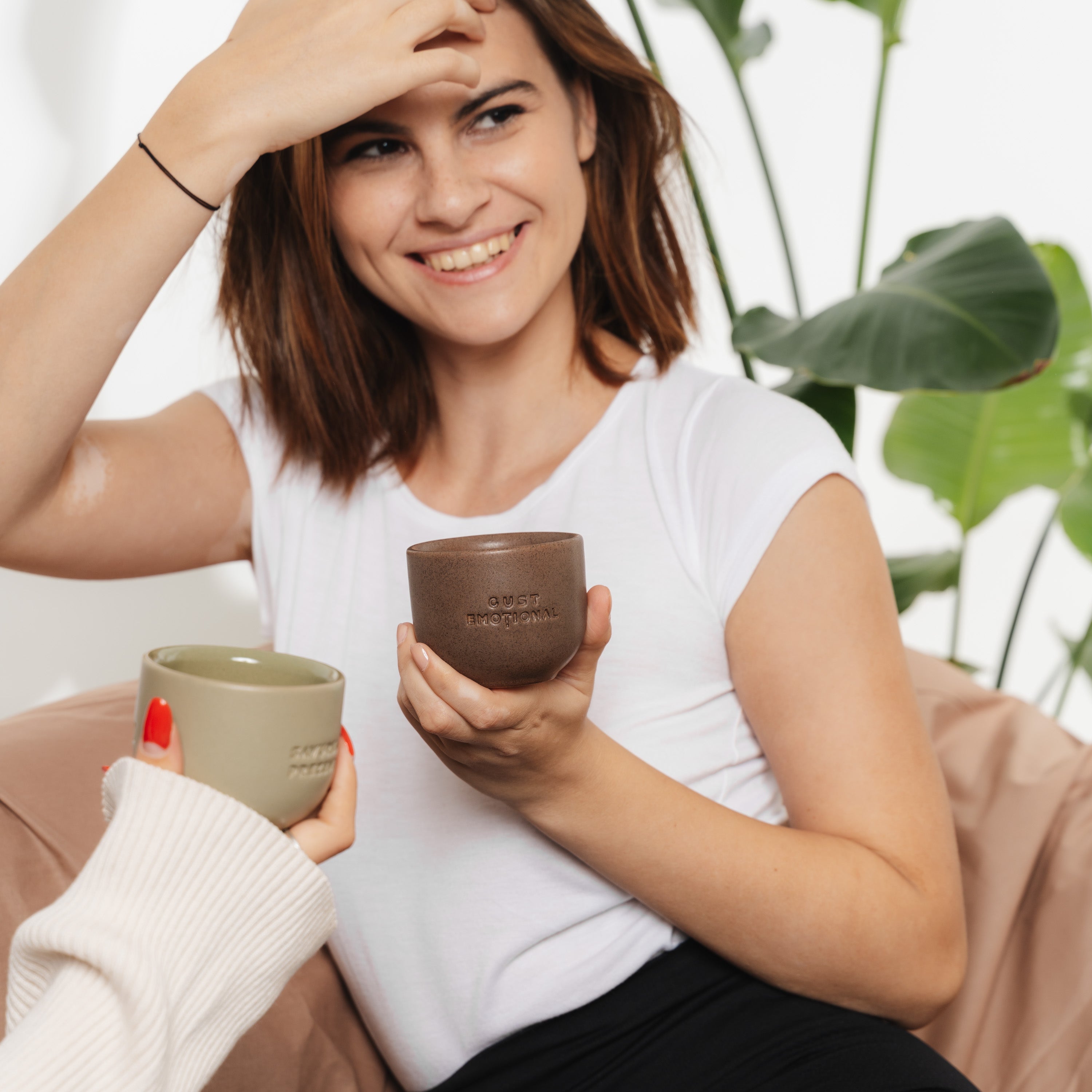 Cana cafea din Portelan - Gust Emotional, Lucrata Manual, 1200 grade