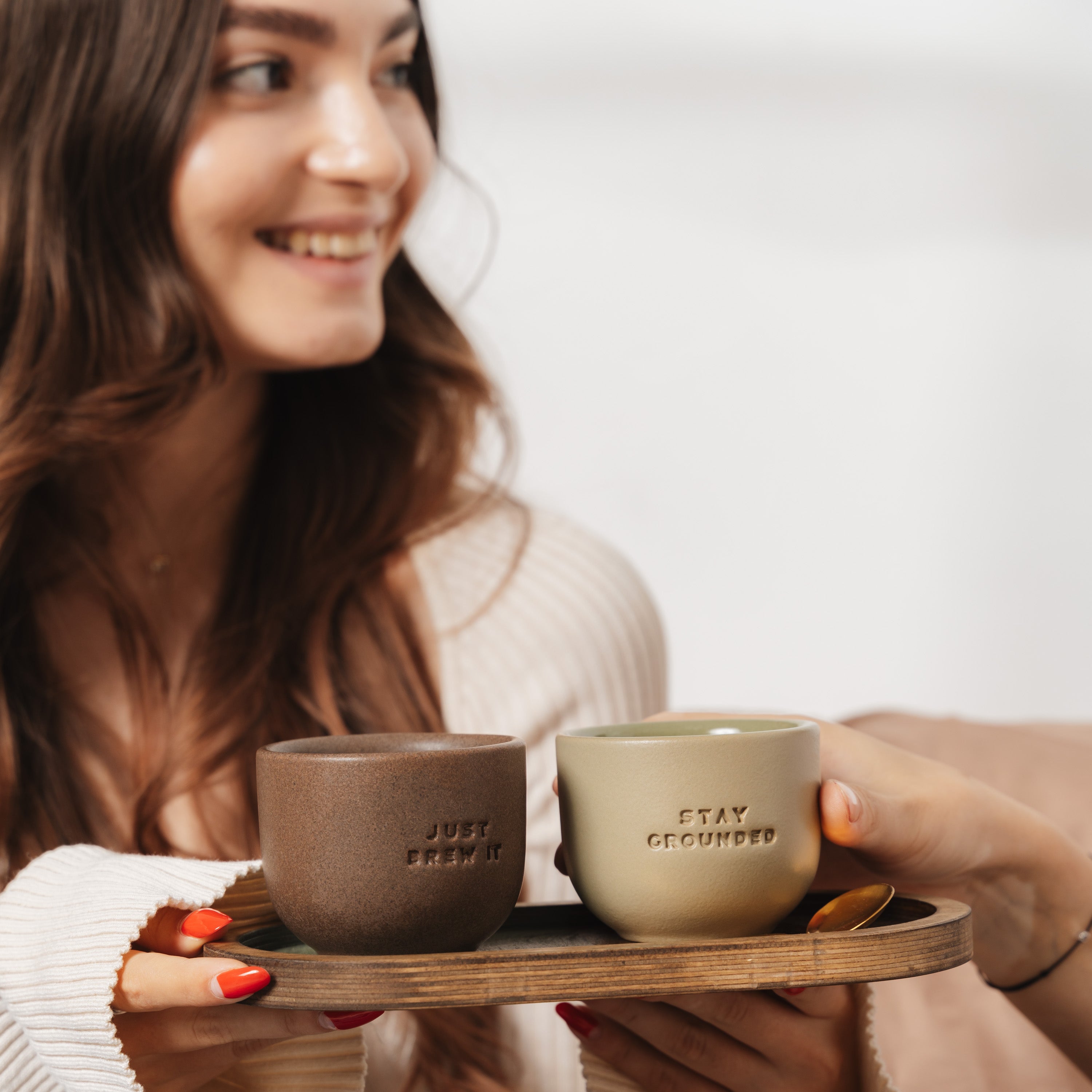 Cana cafea din Portelan - Just Brew It, Lucrata Manual, 1200 grade