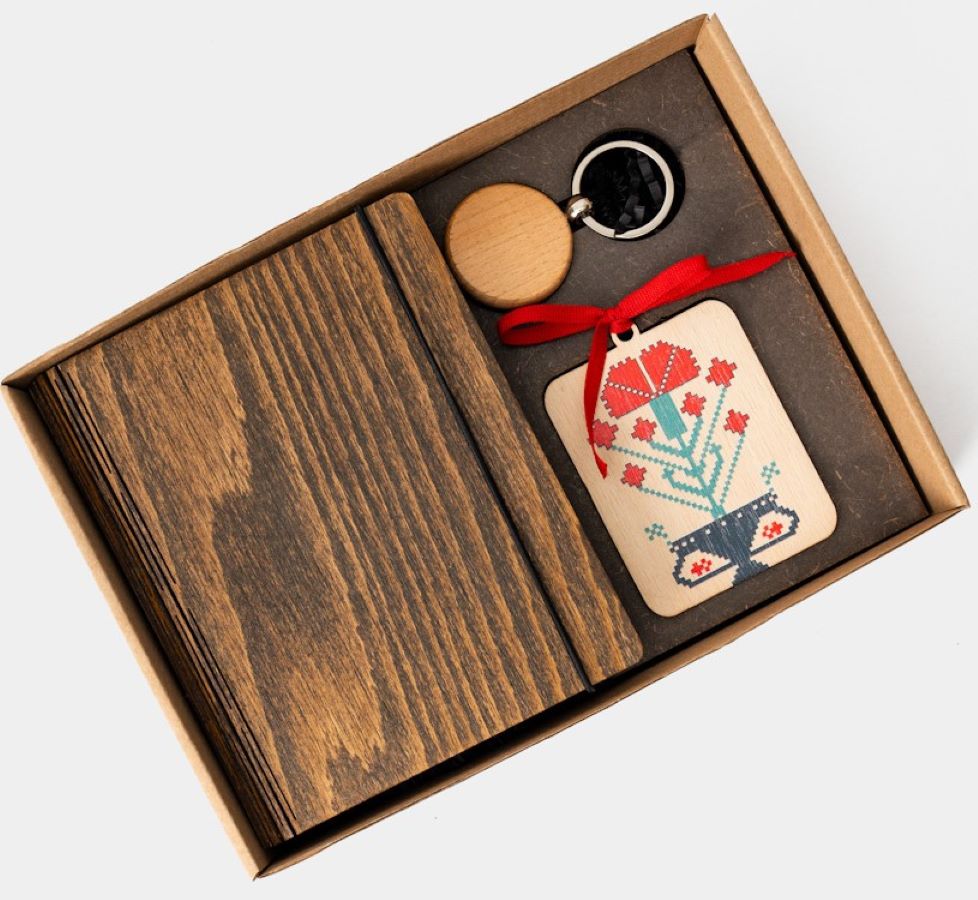 PACHETE AGENDE LEMN SET 2