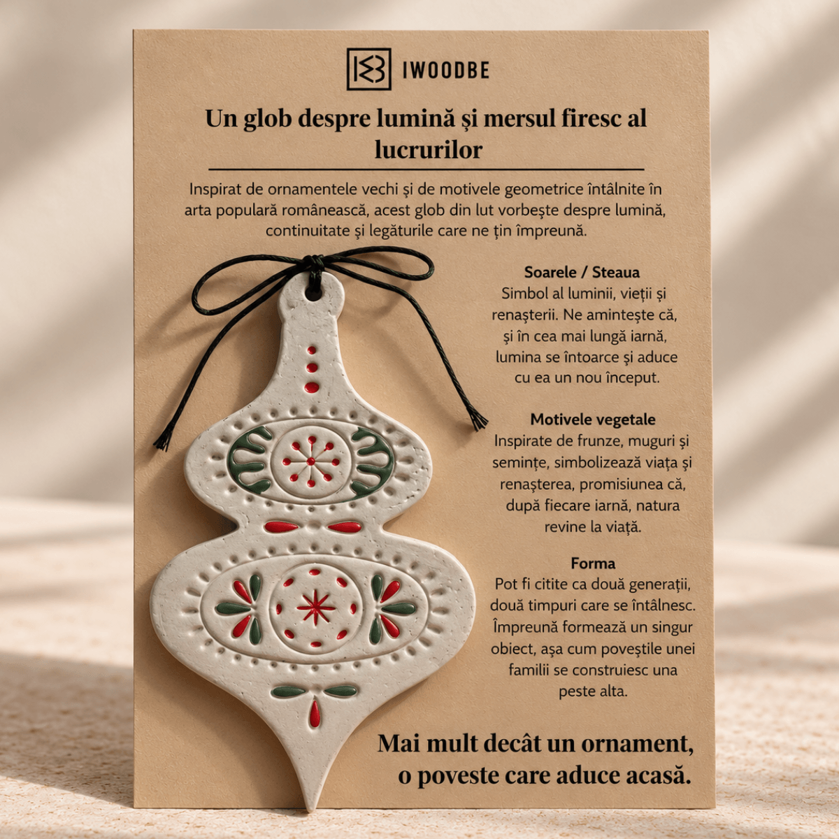 Decorațiune Crăciun Despre Lumină
