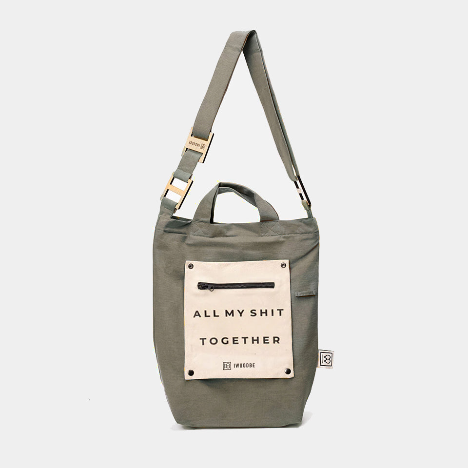 GEANTA BUMBAC 100, Reglabila, Buzunar detasabil – ALL MY SHIT