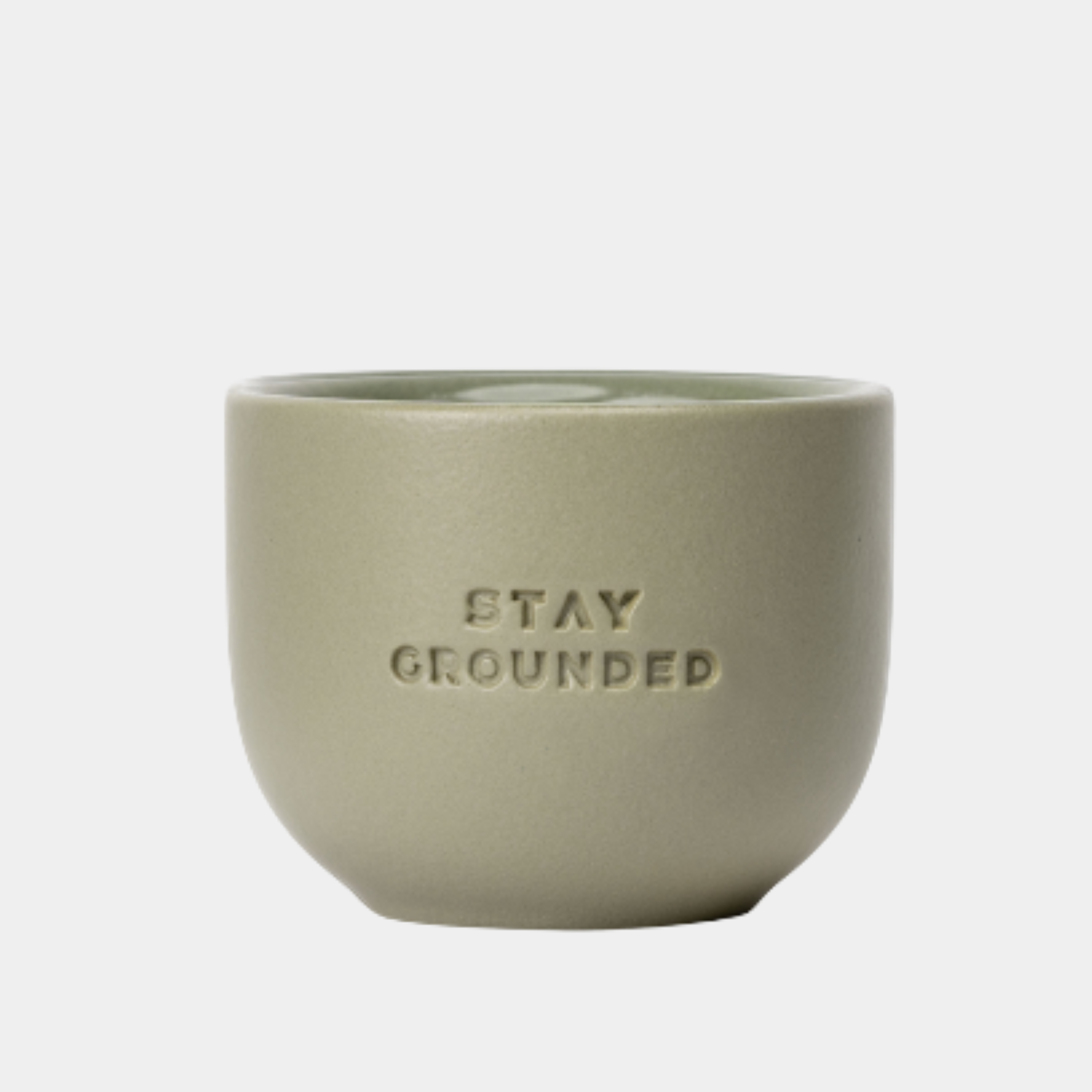 Cana cafea din Portelan - Stay Grounded, Lucrata Manual, 1200 grade