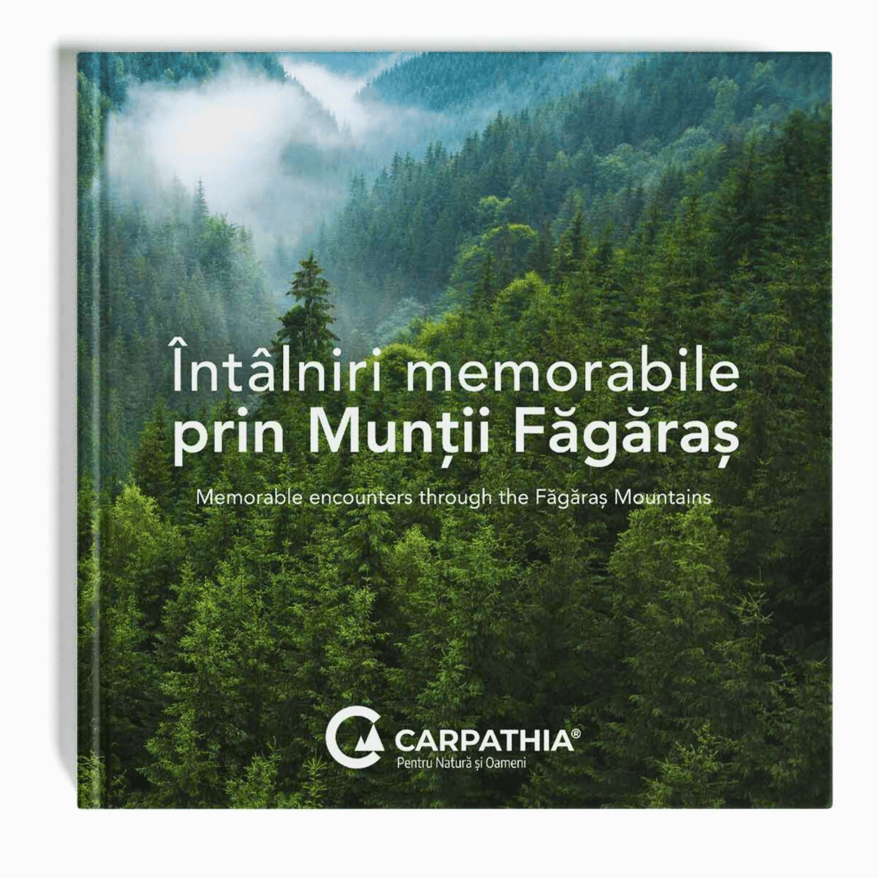 Pachet „Un munte de vise”: album foto Munții Făgăraș printat + agendă lemn