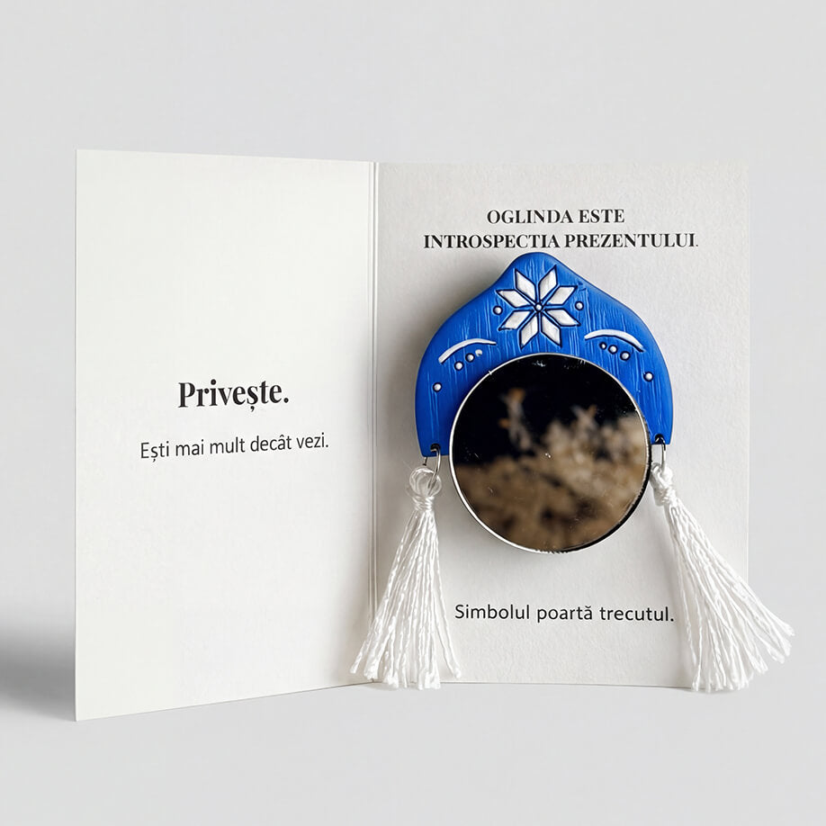 Martisor Brosa Oglinda Introspectiei, Fata traditionala, Motive Romanesti