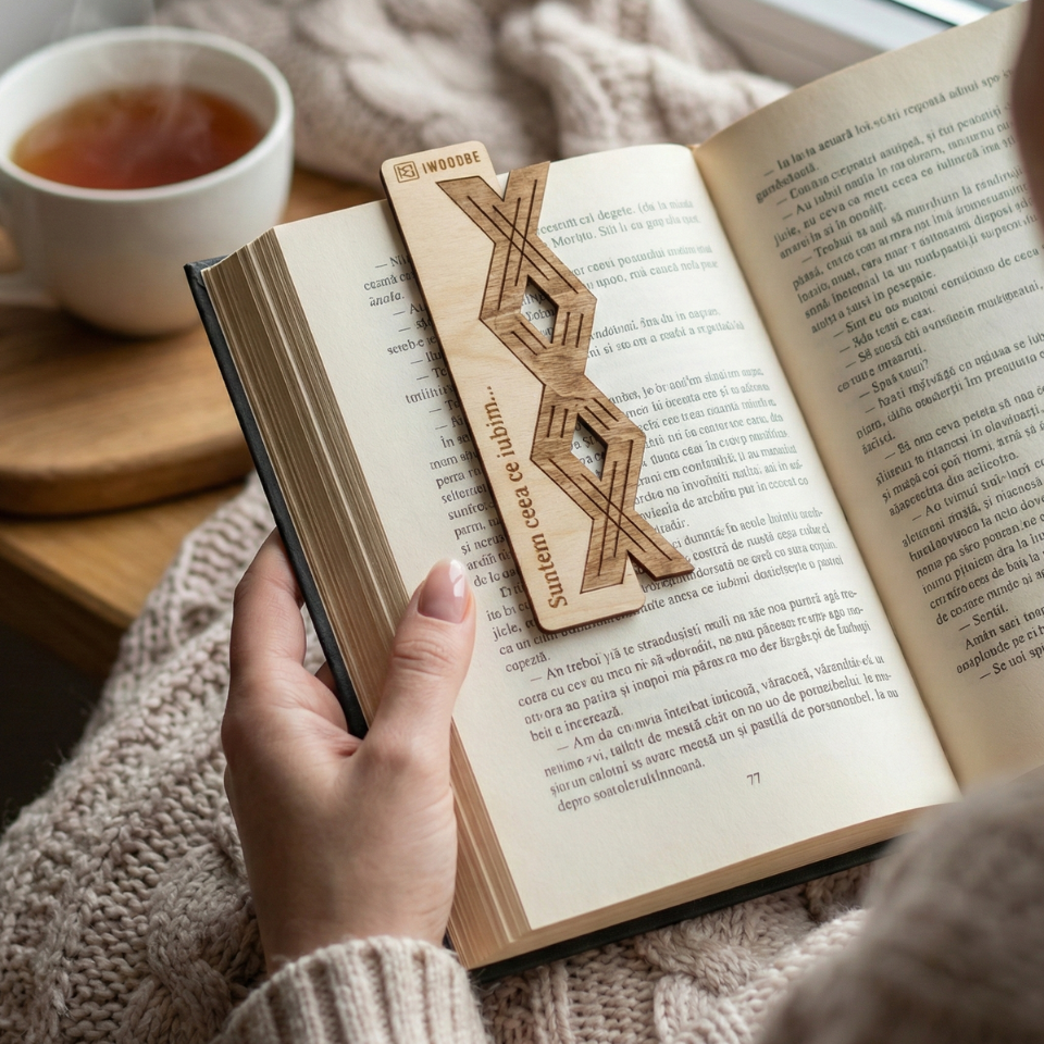 Pachet Cadou Martie - Martisor Brancusi, Semn Carte, Vin, Voucher