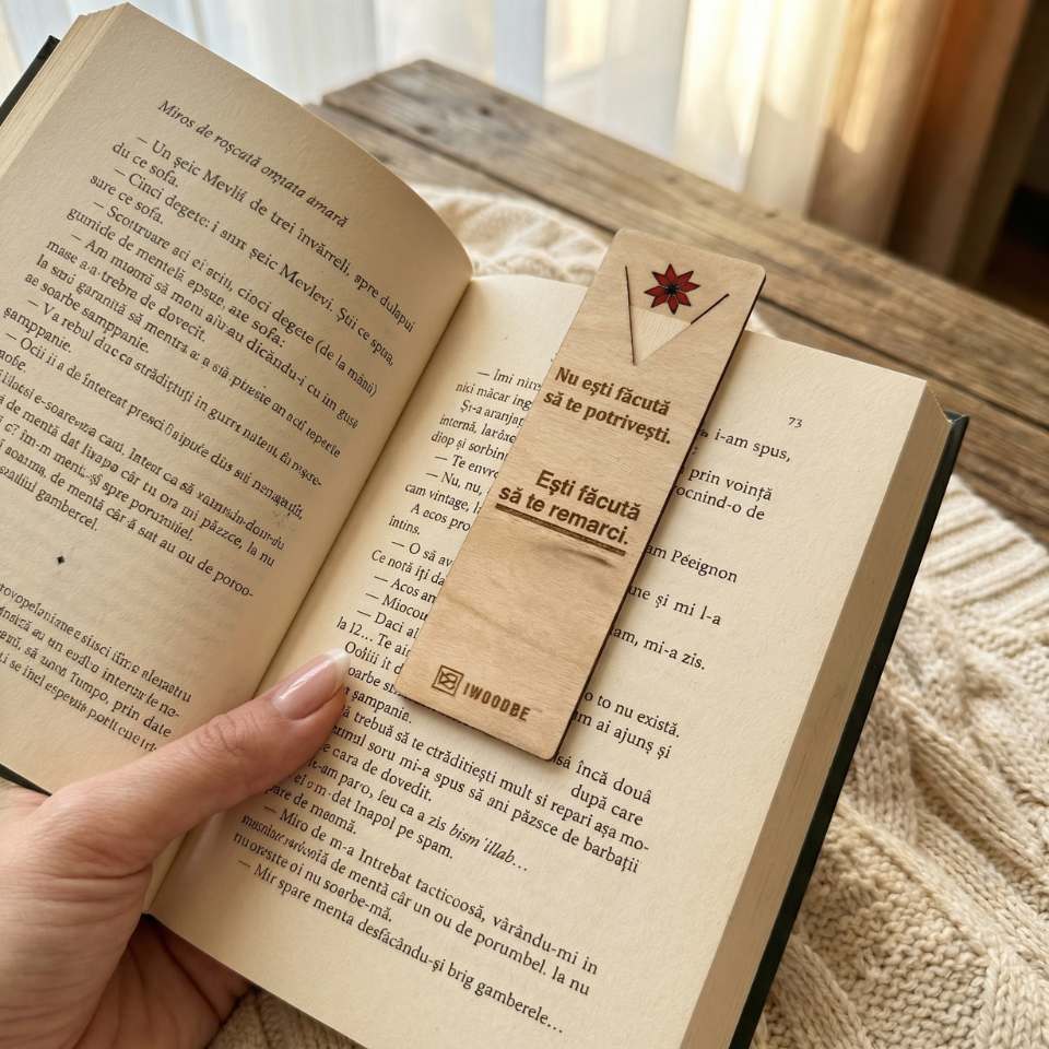 Pachet Cadou Martie - Martisor, Semn Carte, Lumanare, Voucher