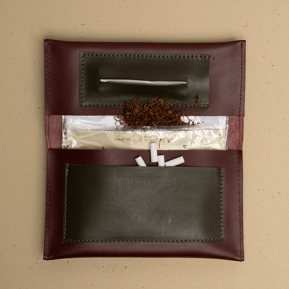 PORT TUTUN PIELE – TOBACCO POUCH GRENA&GREEN