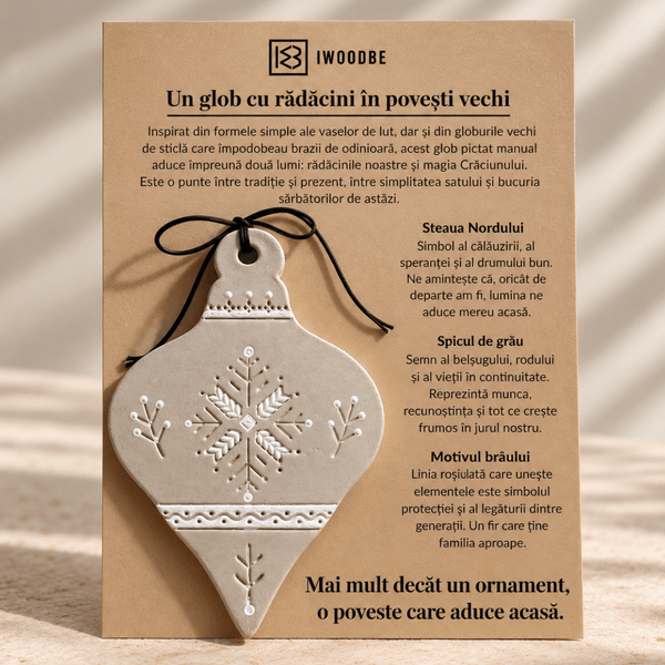Decorațiune Crăciun Lut Rădăcini Vechi